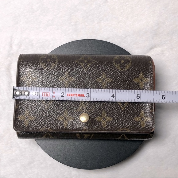 Louis Vuitton Monogram Porte-Monnaie Tresor Bifold Wallet;Date Code(CA1004) - Picture 4 of 17